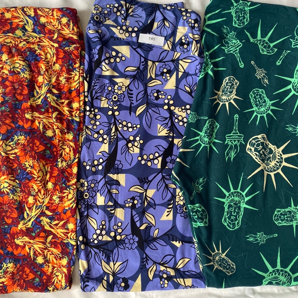 3 Pair New TC Lularoe Leggings